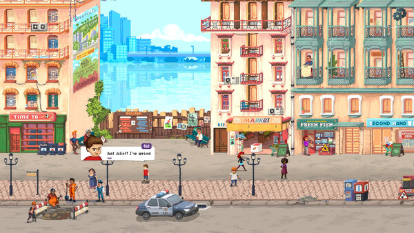 Screenshot of Football Story gameplay showing in-action mechanics