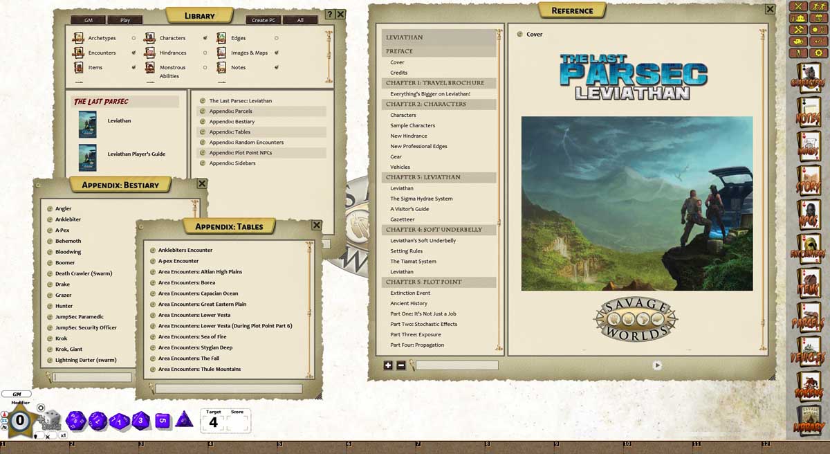 Fantasy Grounds - The Last Parsec: Leviathan (Savage Worlds) screenshot 1