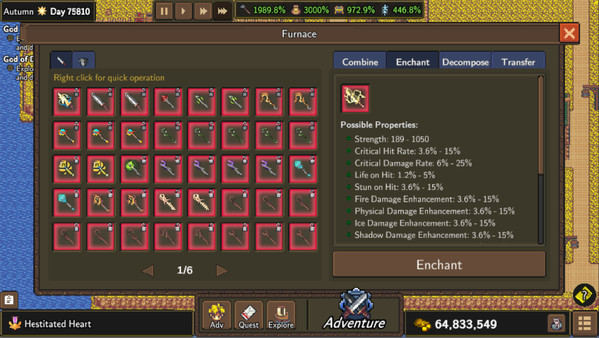 Screenshot z Dragon Cliff 龙崖