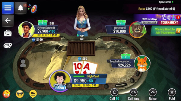 Poker Legends: Texas Hold'em Poker Tournaments