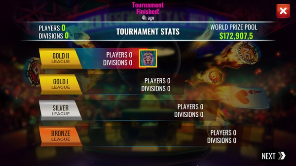 Screenshot z Poker Legends: Tournaments Screenshot z Poker Legends: Tournaments