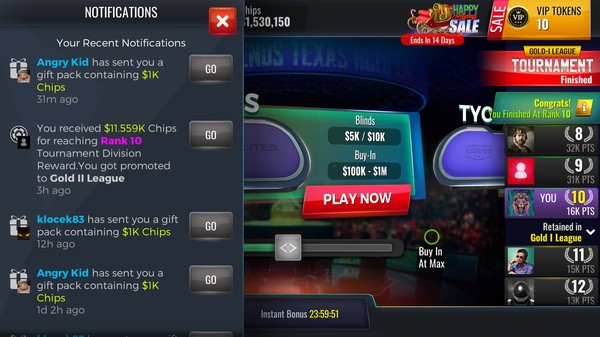 Screenshot z Poker Legends: Tournaments Screenshot z Poker Legends: Tournaments