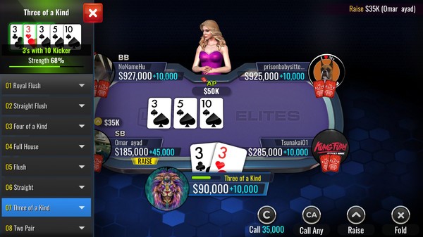 Screenshot z Poker Legends: Tournaments Screenshot z Poker Legends: Tournaments