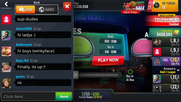 Screenshot z Poker Legends: Tournaments Screenshot z Poker Legends: Tournaments