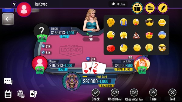 Screenshot z Poker Legends: Tournaments Screenshot z Poker Legends: Tournaments