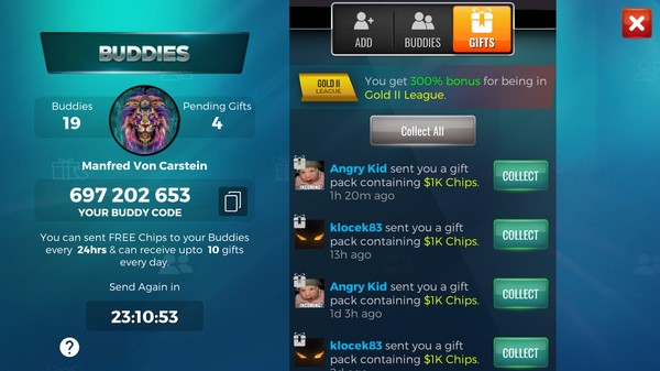 Screenshot z Poker Legends: Tournaments Screenshot z Poker Legends: Tournaments