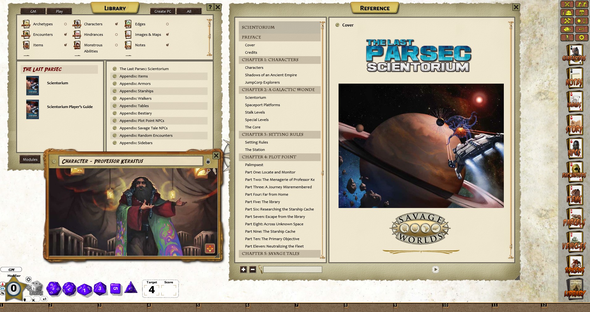 Fantasy Grounds - The Last Parsec: Scientorium (Savage Worlds) screenshot 3