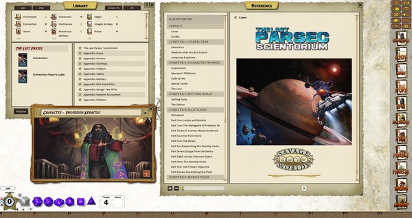 Fantasy Grounds - The Last Parsec: Scientorium (Savage Worlds)