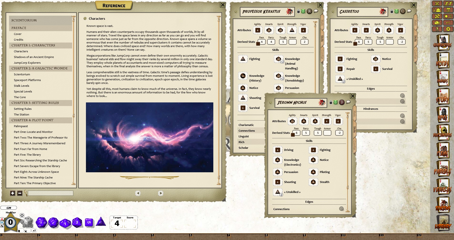 Fantasy Grounds - The Last Parsec: Scientorium (Savage Worlds) screenshot 2