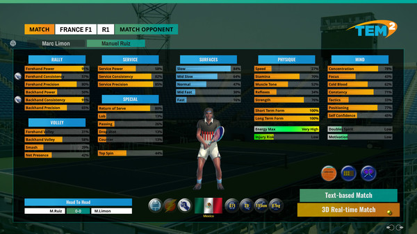 Tennis Elbow Manager 2.