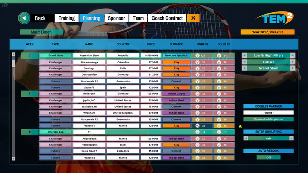 Tennis Elbow Manager 2