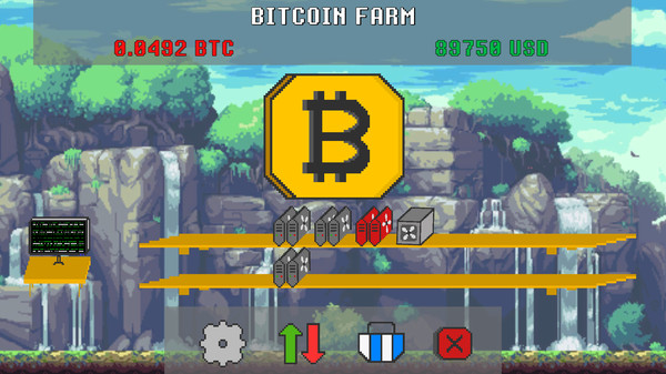 Screenshot z Bitcoin Farm