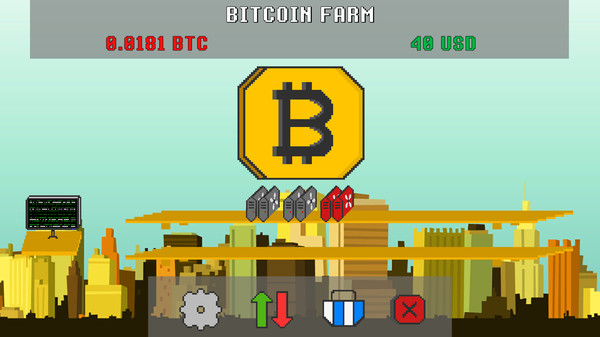 Screenshot z Bitcoin Farm