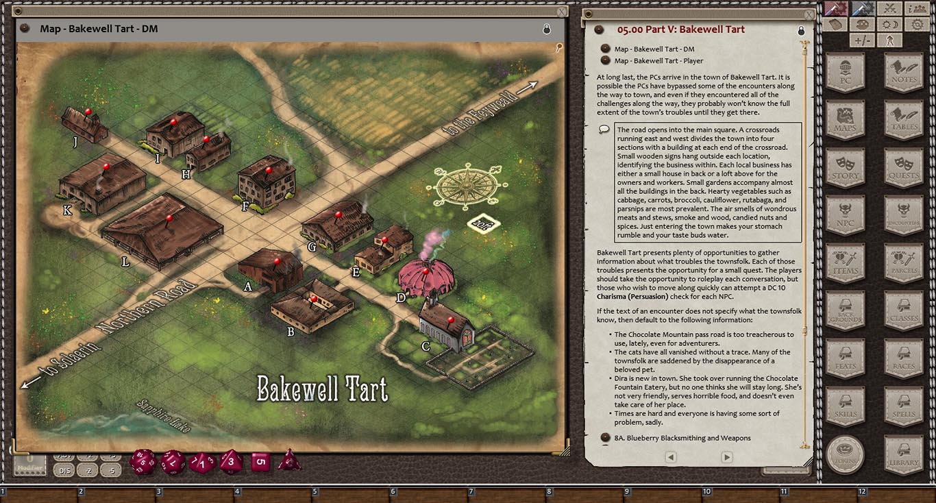 Fantasy Grounds - Legendary Beginnings: A Feast of Flavor (5E) screenshot 4