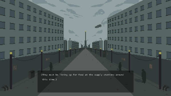Screenshot z Booth: A Dystopian Adventure