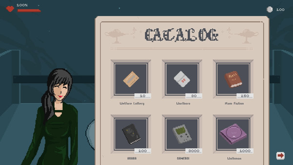 Screenshot z Booth: A Dystopian Adventure