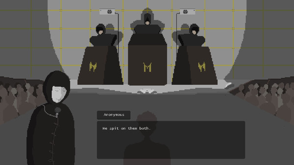 Screenshot z Booth: A Dystopian Adventure