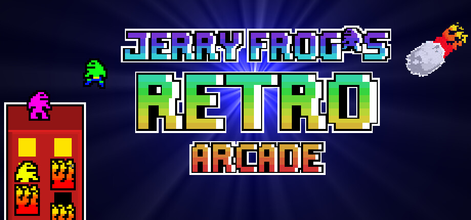 Jerry Frog's Retro Arcade cover art