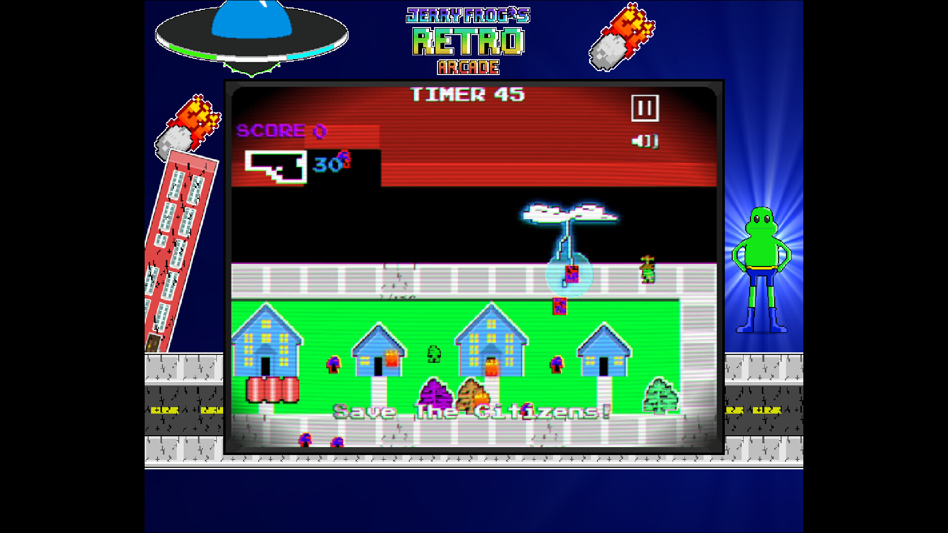 Jerry Frog's Retro Arcade screenshot #2