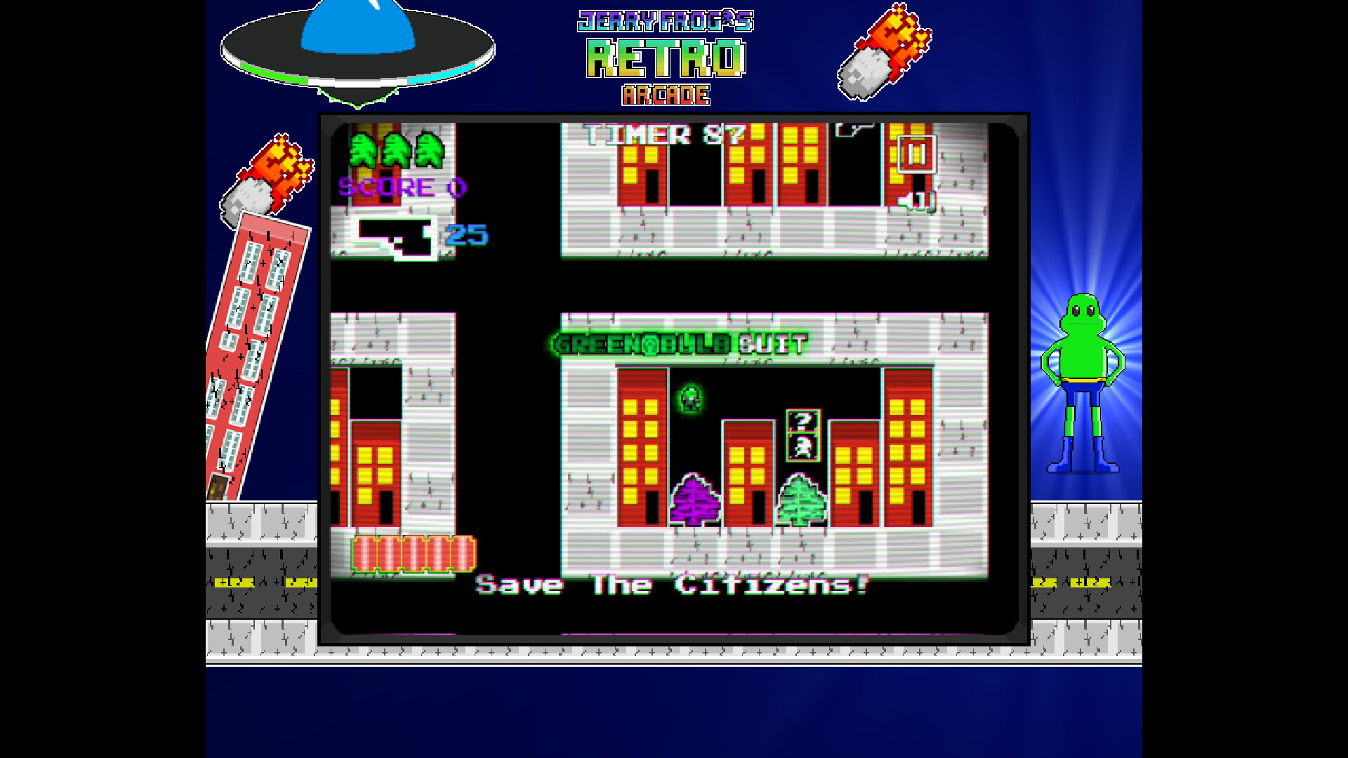 Jerry Frog's Retro Arcade screenshot #3