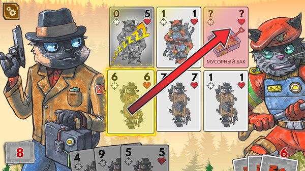 Screenshot z Meow Wars: Card Battle