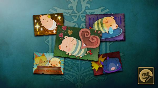 Monster Hunter: World - Sticker Set: Poogie