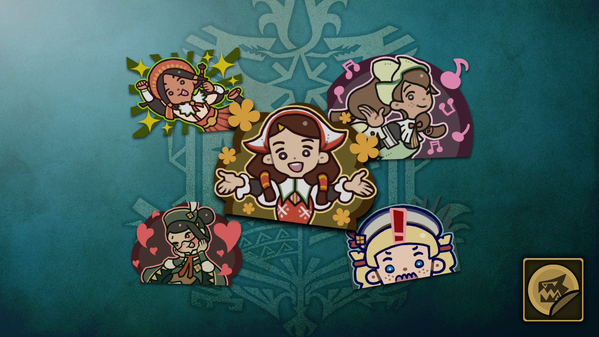 Monster Hunter: World - Sticker Set: Guild Lasses Featured Screenshot #1