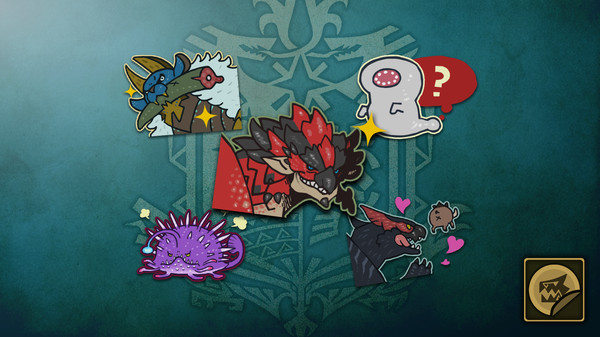 KHAiHOM.com - Monster Hunter: World - Sticker Set: Classic Monsters Set