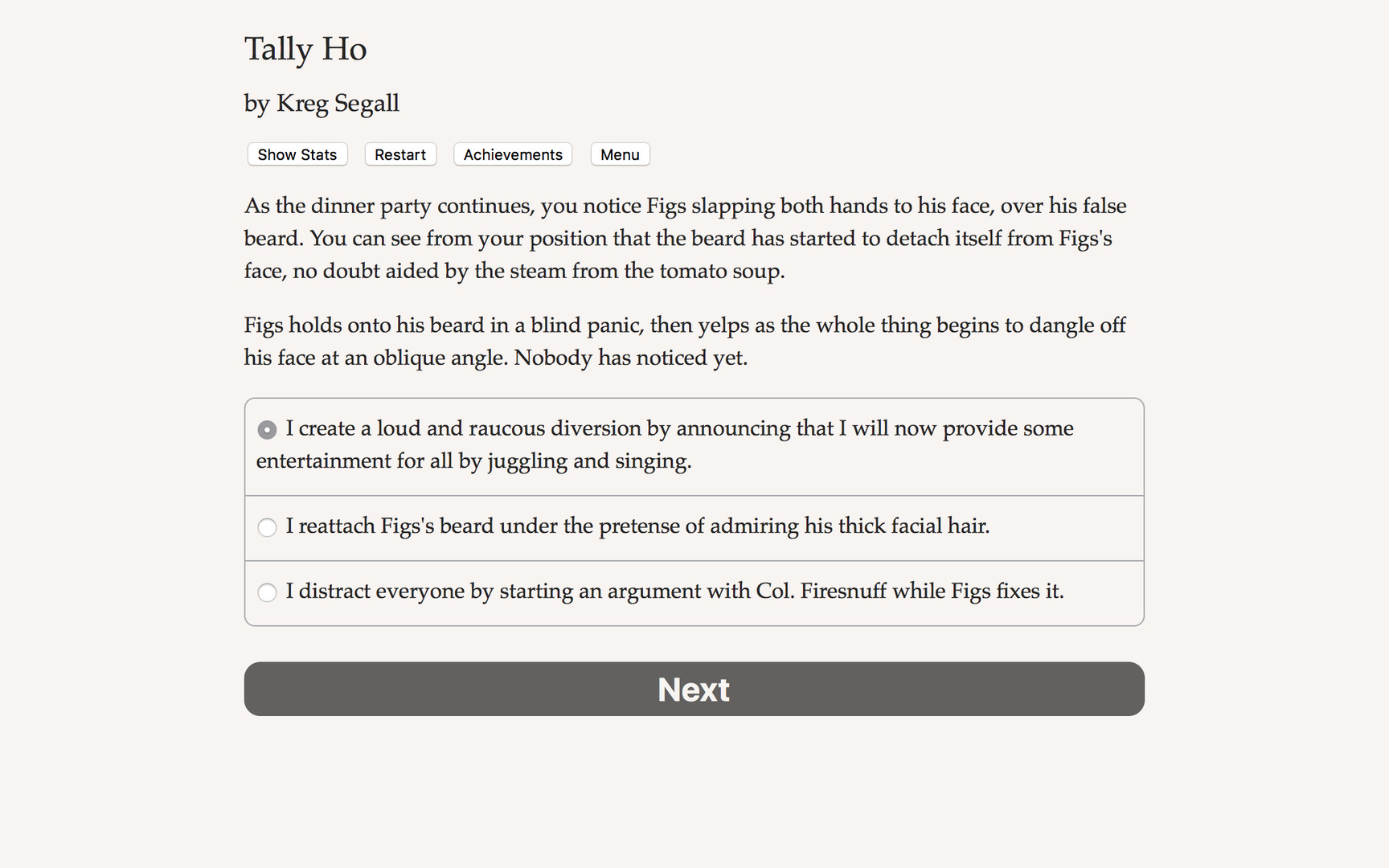 Tally Ho screenshot #1