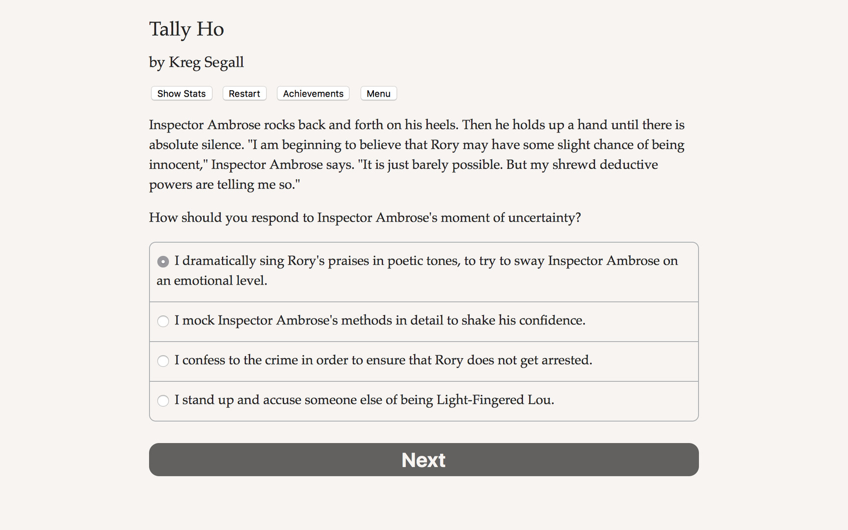 Tally Ho screenshot #4