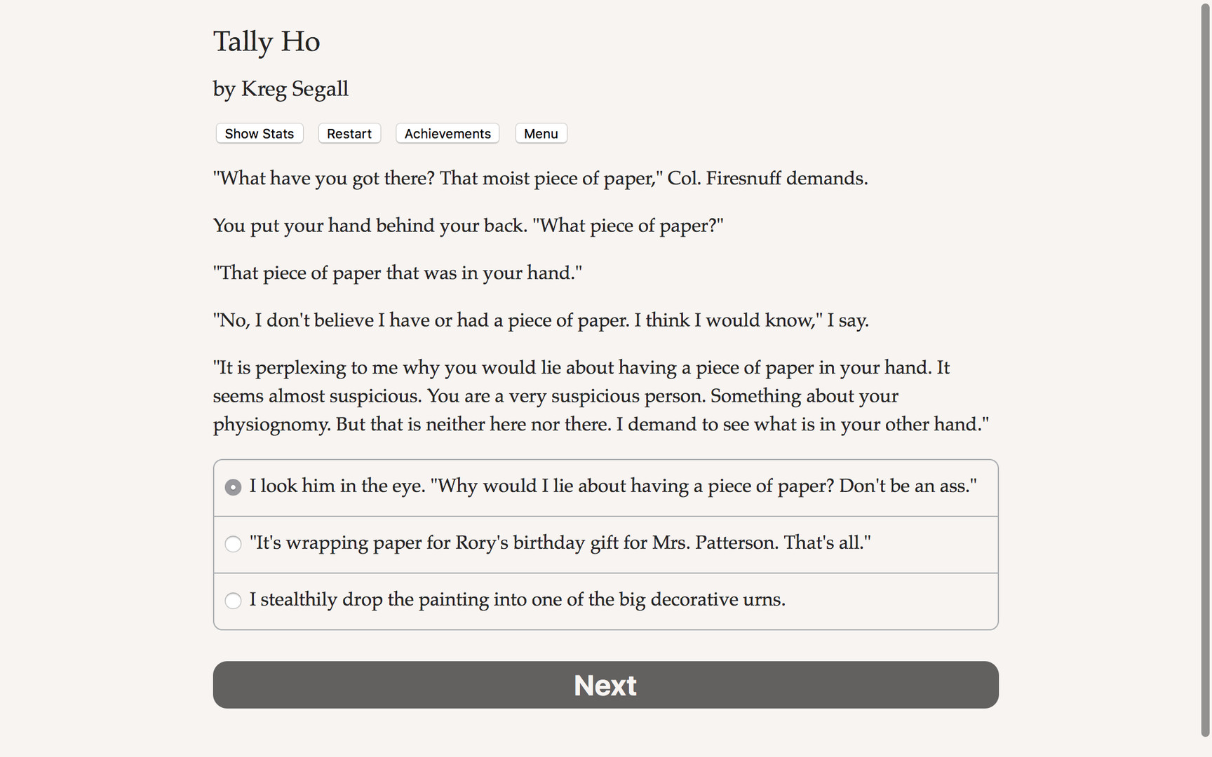 Tally Ho screenshot #5