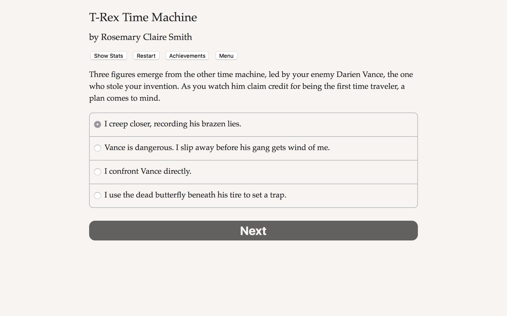 T-Rex Time Machine screenshot #3