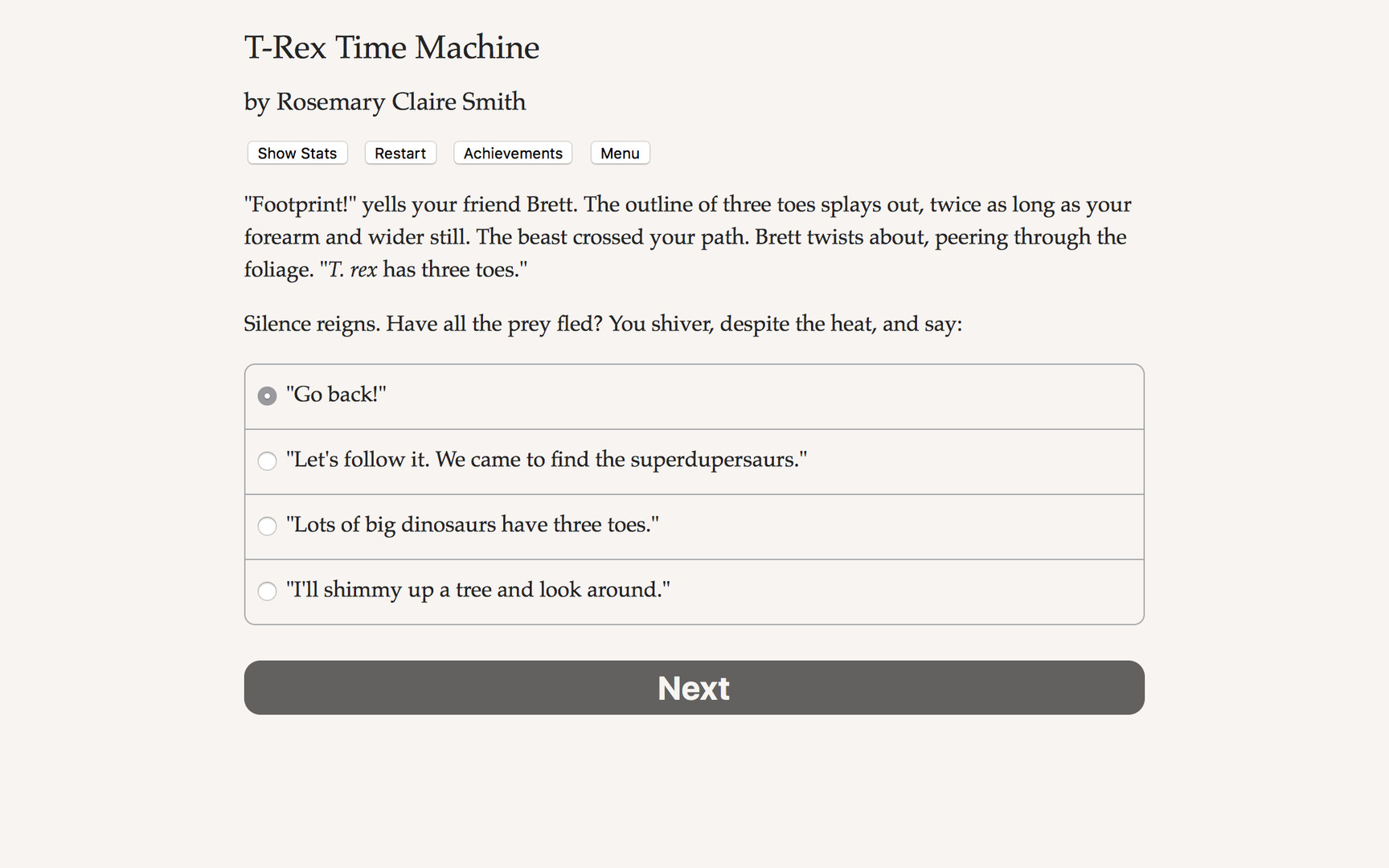 T-Rex Time Machine screenshot #5