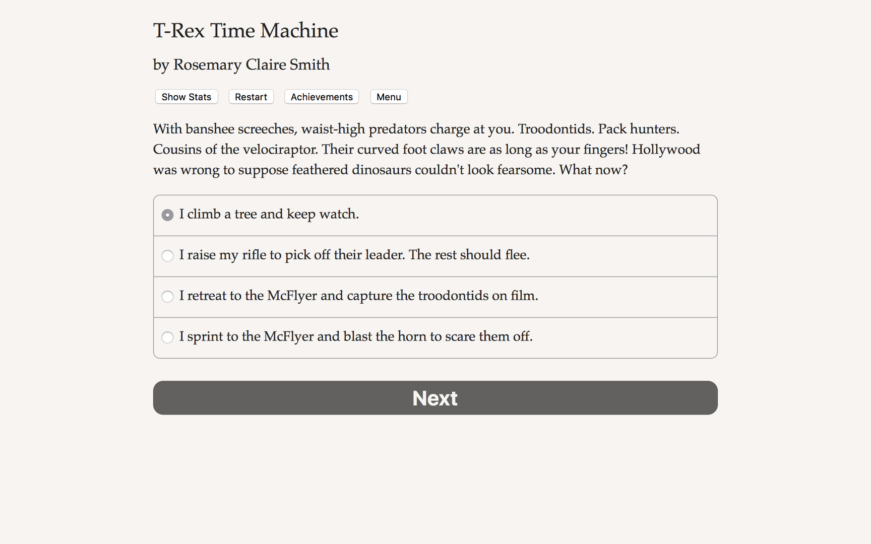 T-Rex Time Machine screenshot #1