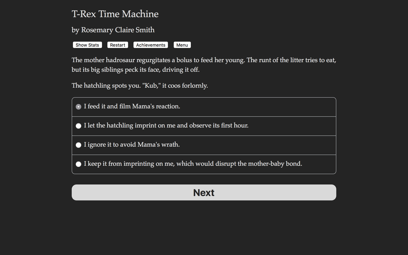 T-Rex Time Machine screenshot #2