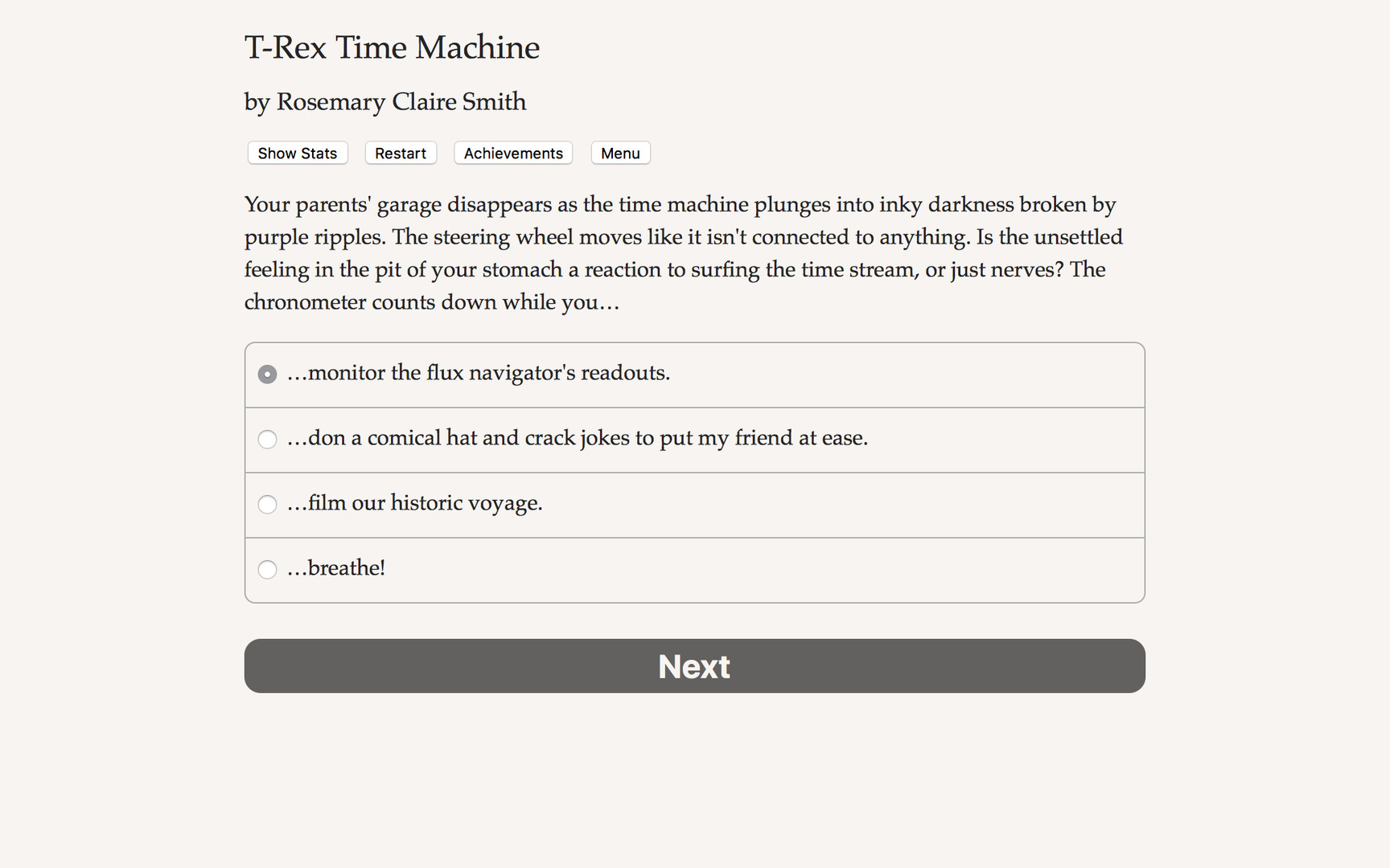 T-Rex Time Machine screenshot #4