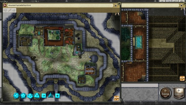 Fantasy Grounds - Mountain Top Castle Map Pack by Joshua Watmough (Map Pack)