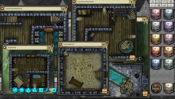 Fantasy Grounds - Mountain Top Castle Map Pack by Joshua Watmough (Map Pack)