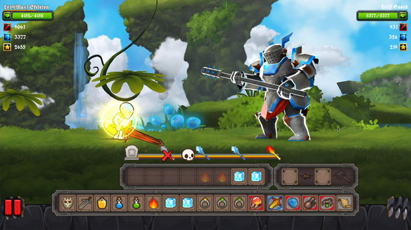 Screenshot z Clumsy Knights : Threats of Dragon