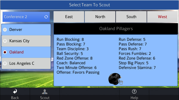 Screenshot z Pro Strategy Football 2018