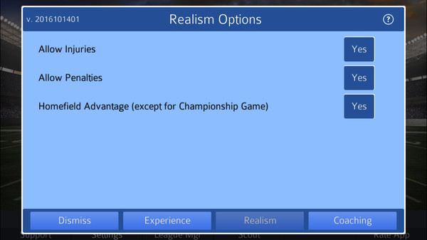 Screenshot z Pro Strategy Football 2018