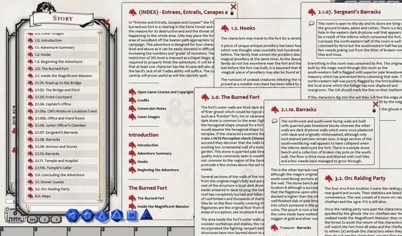 Fantasy Grounds - Entrees, Entrails, Canapes and Corpses (5E)