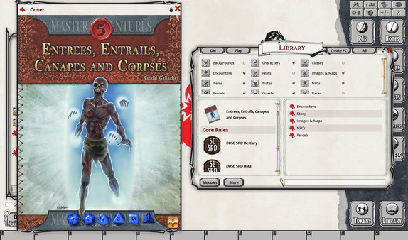 Fantasy Grounds - Entrees, Entrails, Canapes and Corpses (5E)