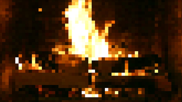 8 Bit Christmas Fireplace screenshot 1