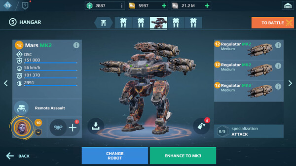 Screenshot z War Robots