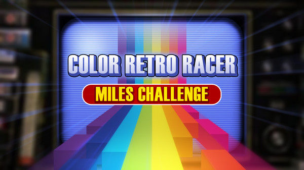 FIRST STEAM GAME VHS - COLOR RETRO RACER : MILES CHALLENGE