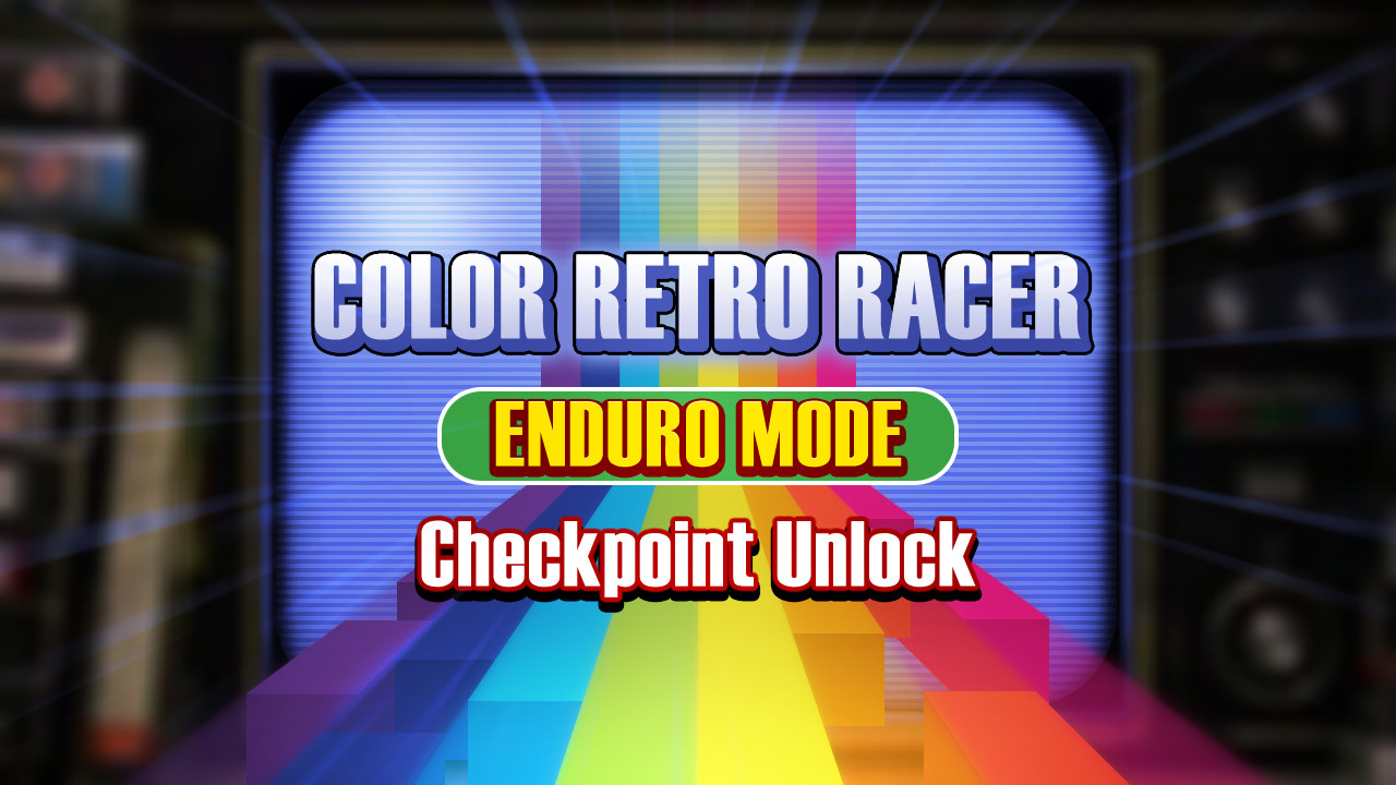 COLOR RETRO RACER : ENDURO MODE *Checkpoint Unlock* Featured Screenshot #1