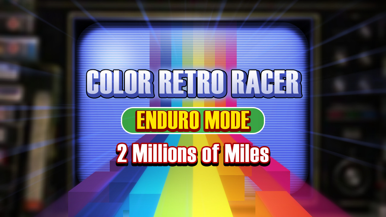 COLOR RETRO RACER : ENDURO MODE *2 Millions of Miles* Featured Screenshot #1