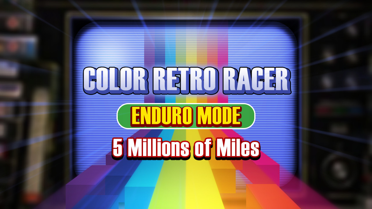 COLOR RETRO RACER : ENDURO MODE *5 Millions of Miles* Featured Screenshot #1