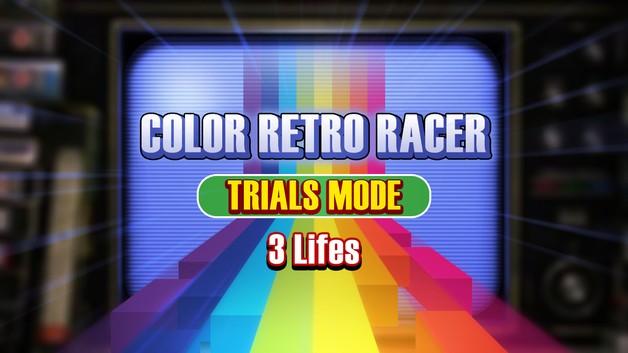 COLOR RETRO RACER : TRIALS MODE *3 Lifes* Featured Screenshot #1